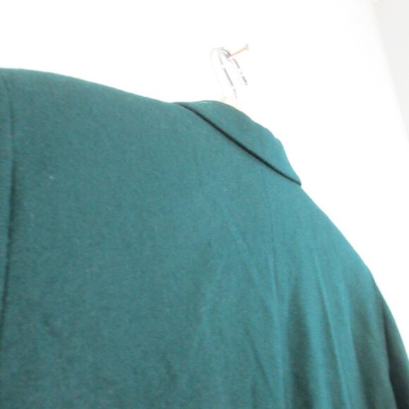 David Benjamin Blazer Jacket Womens 14 Dark Green Wool Long Sleeve Vintage 574 - Picture 7 of 11